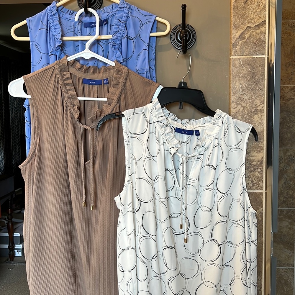 Apt. 9 women’s size large. All three sold together